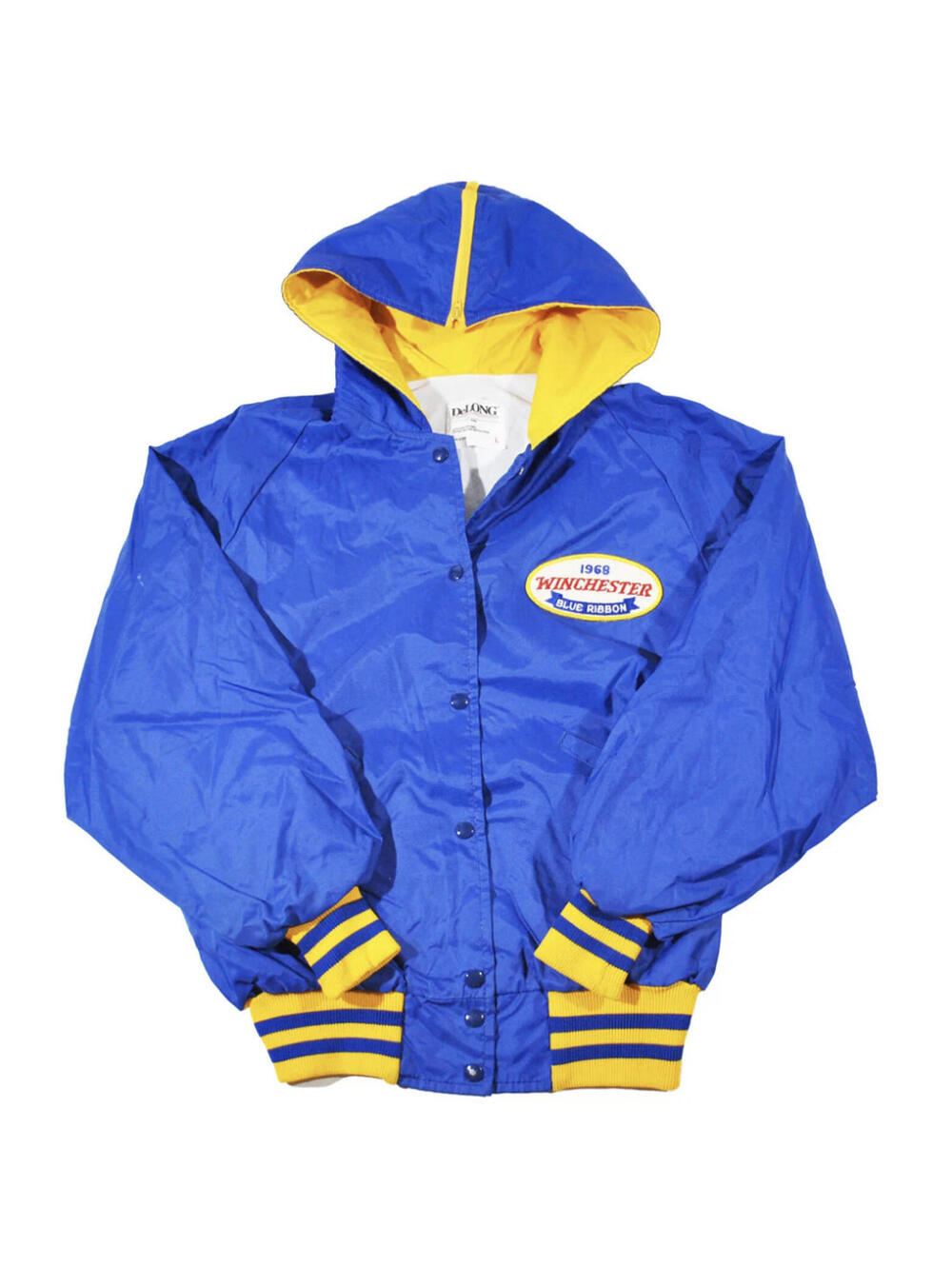 Vintage Winchester Blue Ribbon 90 Zip Hood Winter Jacket Size Large fits small